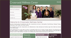 Desktop Screenshot of crossroadswellnesscenter.com